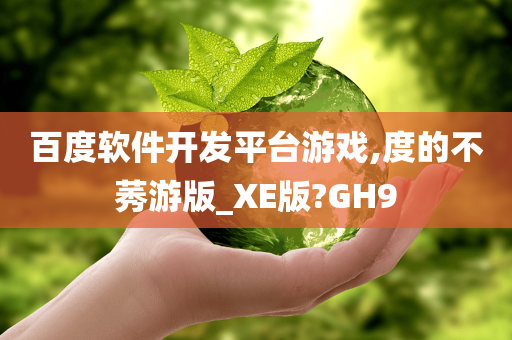 百度软件开发平台游戏,度的不莠游版_XE版?GH9