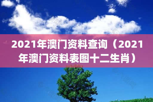 2021年澳门资料查询（2021年澳门资料表图十二生肖）