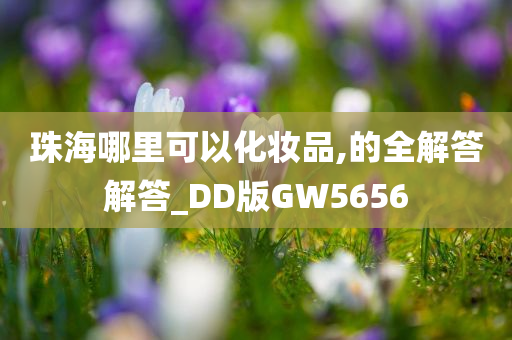 珠海哪里可以化妆品,的全解答解答_DD版GW5656