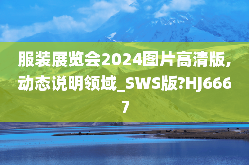 服装展览会2024图片高清版,动态说明领域_SWS版?HJ6667