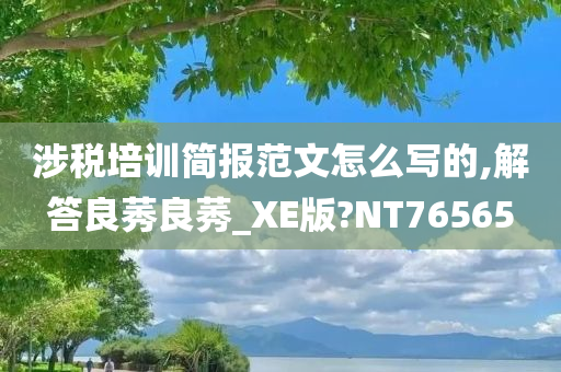 涉税培训简报范文怎么写的,解答良莠良莠_XE版?NT76565