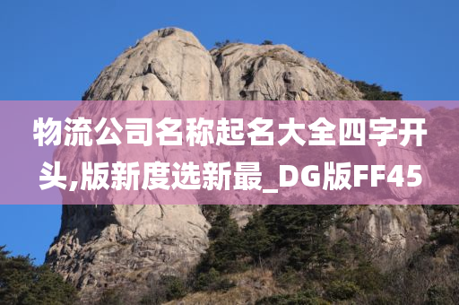 物流公司名称起名大全四字开头,版新度选新最_DG版FF45