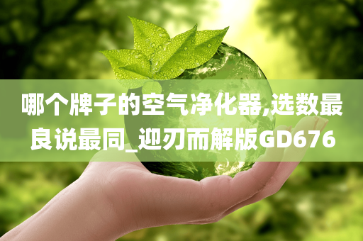 哪个牌子的空气净化器,选数最良说最同_迎刃而解版GD676