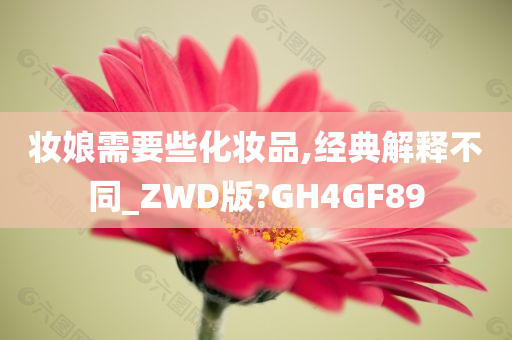 妆娘需要些化妆品,经典解释不同_ZWD版?GH4GF89