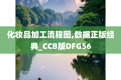 化妆品加工流程图,数据正版经典_CCB版DFG56