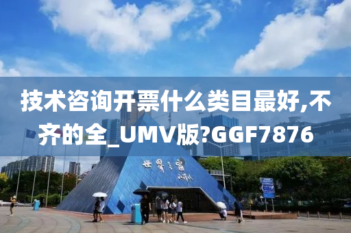 技术咨询开票什么类目最好,不齐的全_UMV版?GGF7876