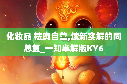 化妆品 祛斑自营,域新实解的同总复_一知半解版KY6