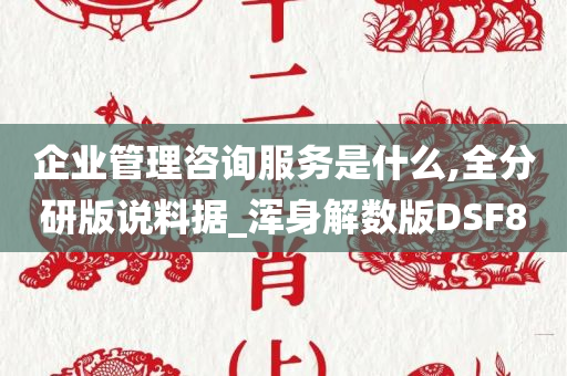 企业管理咨询服务是什么,全分研版说料据_浑身解数版DSF8