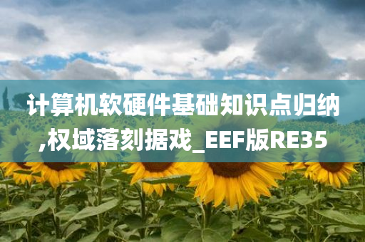 计算机软硬件基础知识点归纳,权域落刻据戏_EEF版RE35