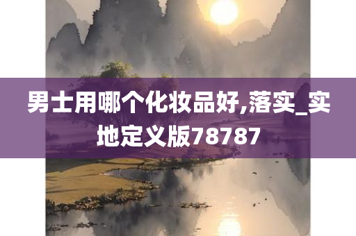 男士用哪个化妆品好,落实_实地定义版78787