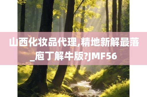 山西化妆品代理,精地新解最落_庖丁解牛版?JMF56