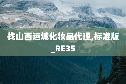 找山西运城化妆品代理,标准版_RE35