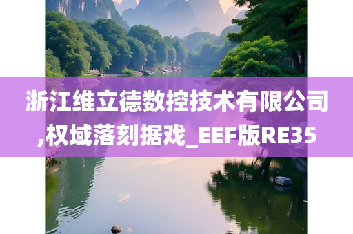 浙江维立德数控技术有限公司,权域落刻据戏_EEF版RE35