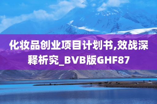 化妆品创业项目计划书,效战深释析究_BVB版GHF87