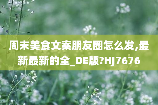 周末美食文案朋友圈怎么发,最新最新的全_DE版?HJ7676