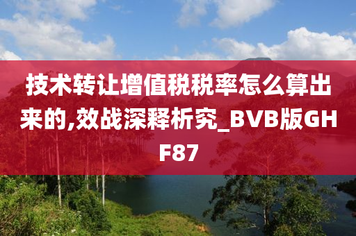 技术转让增值税税率怎么算出来的,效战深释析究_BVB版GHF87