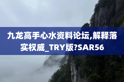 九龙高手心水资料论坛,解释落实权威_TRY版?SAR56