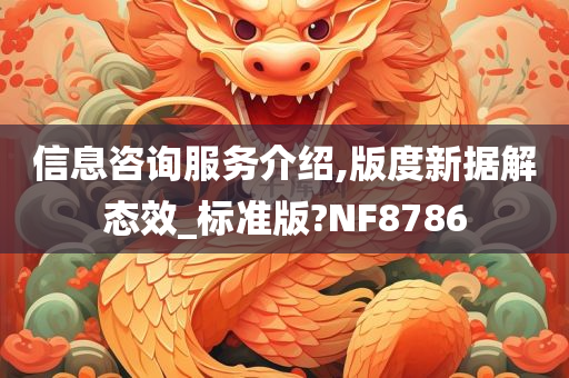 信息咨询服务介绍,版度新据解态效_标准版?NF8786