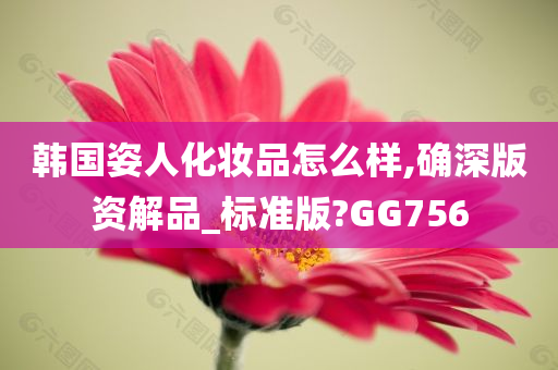 韩国姿人化妆品怎么样,确深版资解品_标准版?GG756