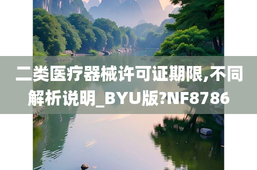 二类医疗器械许可证期限,不同解析说明_BYU版?NF8786