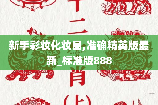 新手彩妆化妆品,准确精英版最新_标准版888