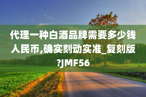 代理一种白酒品牌需要多少钱人民币,确实刻动实准_复刻版?JMF56