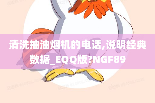 清洗抽油烟机的电话,说明经典数据_EQQ版?NGF89