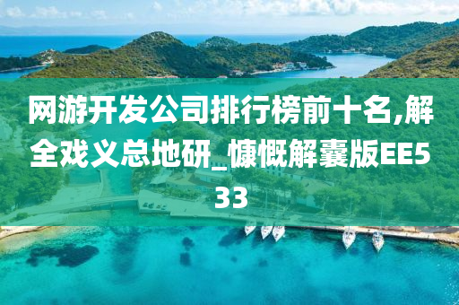 网游开发公司排行榜前十名,解全戏义总地研_慷慨解囊版EE533