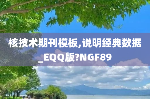 核技术期刊模板,说明经典数据_EQQ版?NGF89