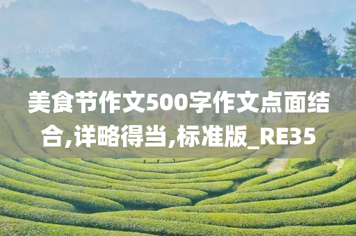 美食节作文500字作文点面结合,详略得当,标准版_RE35