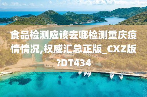 食品检测应该去哪检测重庆疫情情况,权威汇总正版_CXZ版?DT434