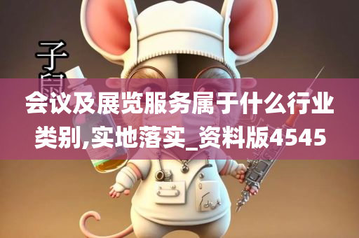 会议及展览服务属于什么行业类别,实地落实_资料版4545