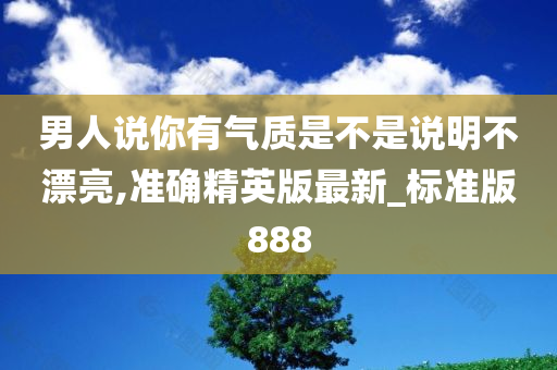 男人说你有气质是不是说明不漂亮,准确精英版最新_标准版888