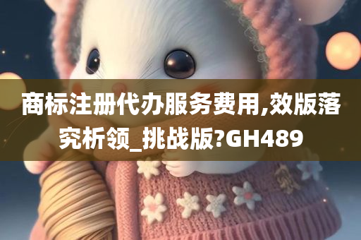 商标注册代办服务费用,效版落究析领_挑战版?GH489