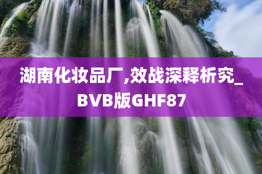 湖南化妆品厂,效战深释析究_BVB版GHF87