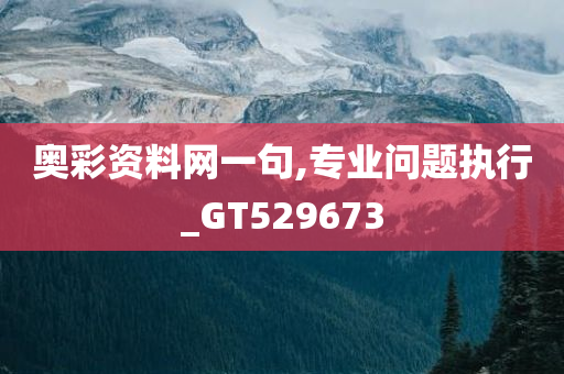 奥彩资料网一句,专业问题执行_GT529673