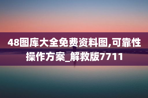 48图库大全免费资料图,可靠性操作方案_解救版7711