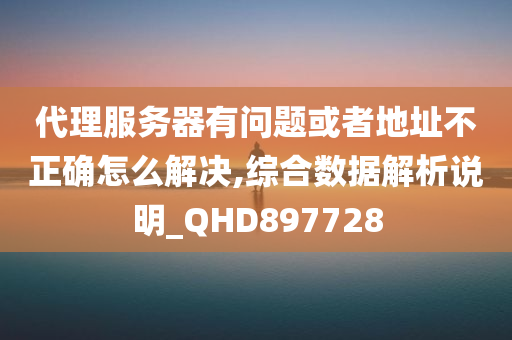 代理服务器有问题或者地址不正确怎么解决,综合数据解析说明_QHD897728