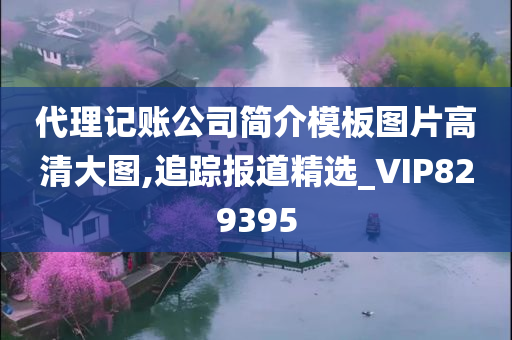 代理记账公司简介模板图片高清大图,追踪报道精选_VIP829395