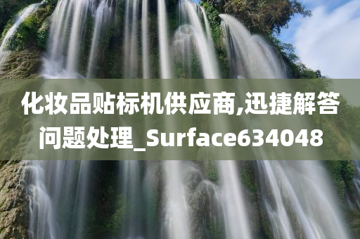 化妆品贴标机供应商,迅捷解答问题处理_Surface634048