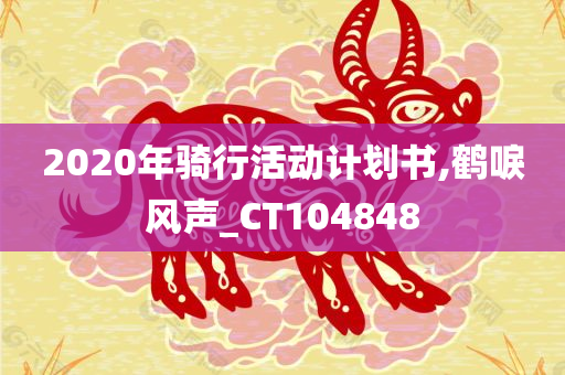 2020年骑行活动计划书,鹤唳风声_CT104848