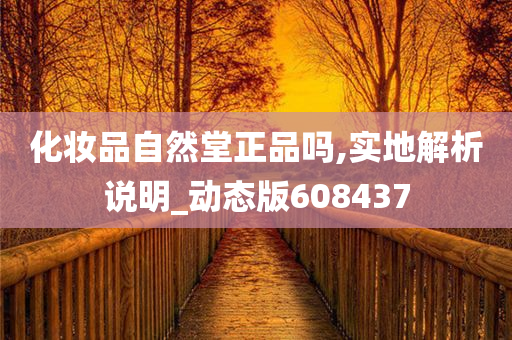 化妆品自然堂正品吗,实地解析说明_动态版608437