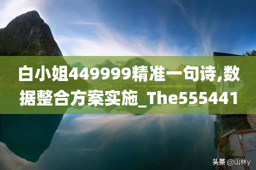 白小姐449999精准一句诗,数据整合方案实施_The555441