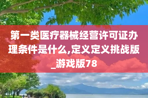 第一类医疗器械经营许可证办理条件是什么,定义定义挑战版_游戏版78