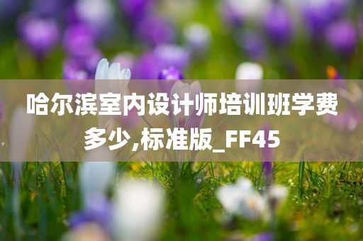 哈尔滨室内设计师培训班学费多少,标准版_FF45