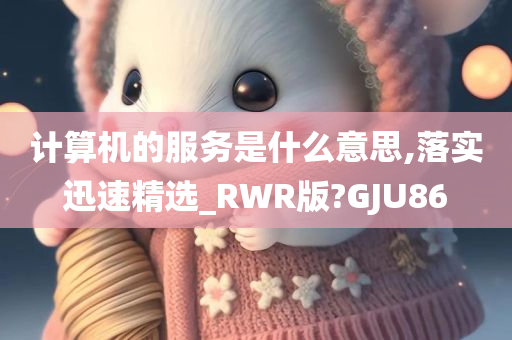 计算机的服务是什么意思,落实迅速精选_RWR版?GJU86