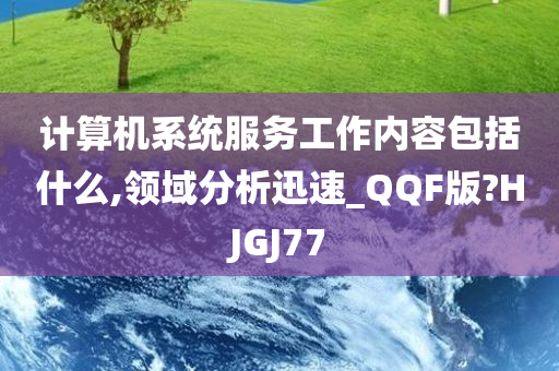 计算机系统服务工作内容包括什么,领域分析迅速_QQF版?HJGJ77