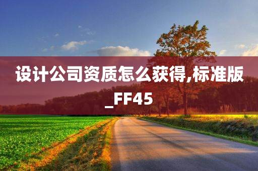 设计公司资质怎么获得,标准版_FF45