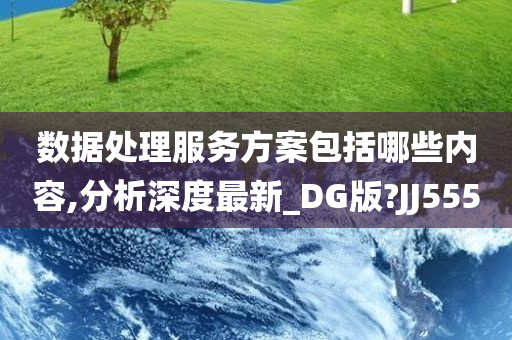 数据处理服务方案包括哪些内容,分析深度最新_DG版?JJ555