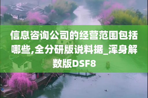 信息咨询公司的经营范围包括哪些,全分研版说料据_浑身解数版DSF8